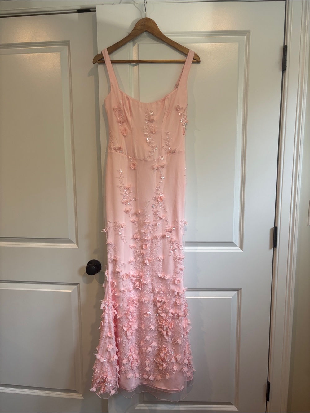 Oh Polly Vasanta Pink Embellished Prom Dress